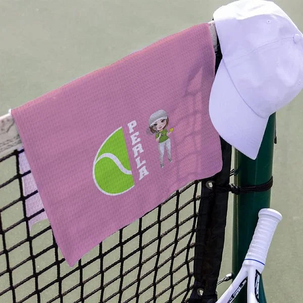 Custom Name Cartoon Sports Towel – Super Absorbent Waffle Weave Gym Towel with Hanging Clip – Personalized Gift for Basketball, Soccer, Tennis Players – Birthday & Team Gift for Athletes