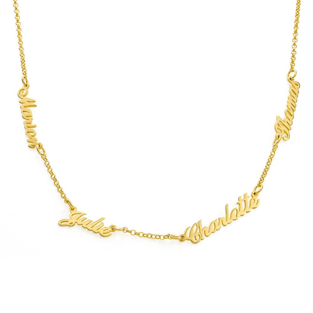Multiple Name Necklace in Sterling Silver
